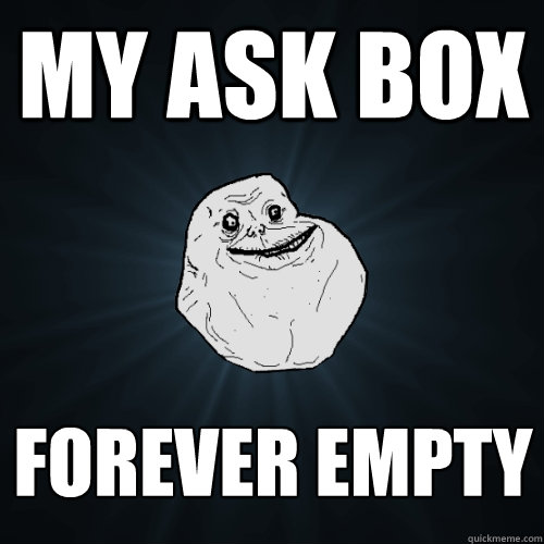 My ask Box Forever empty  Forever Alone