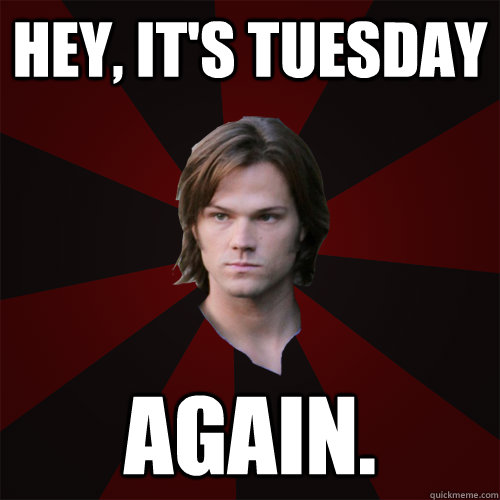 Hey, it's Tuesday AGAIN. - Hey, it's Tuesday AGAIN.  Bitchface Sam