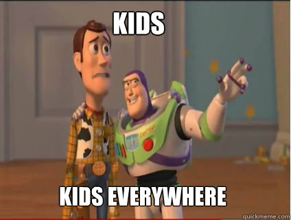 Kids Kids Everywhere - Kids Kids Everywhere  woody and buzz