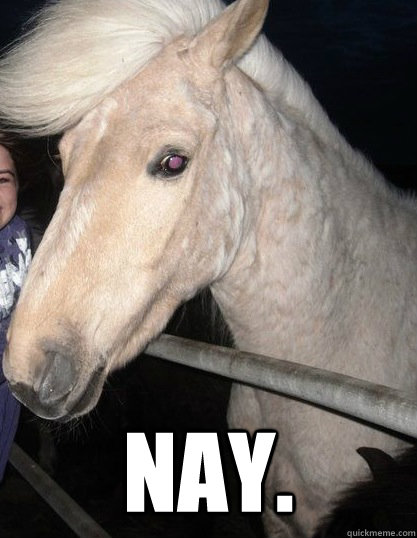  NAY.  