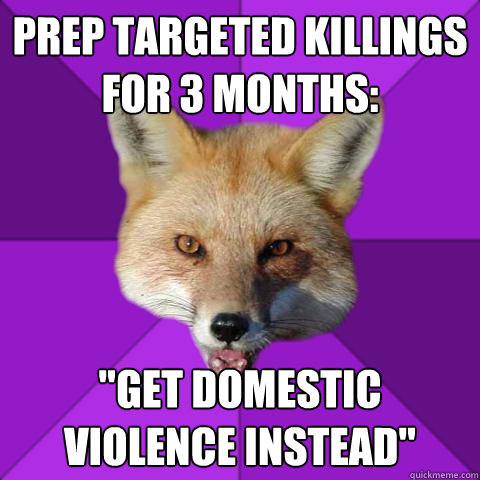 Prep Targeted Killings for 3 months: 