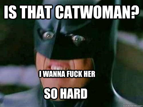 Is that Catwoman? i wanna fuck her so hard - Is that Catwoman? i wanna fuck her so hard  Vulgar Batman