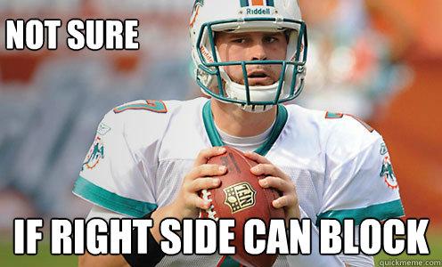 Not sure if right side can block  