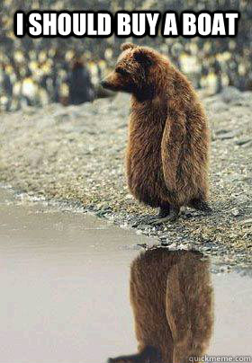 I should buy a boat - I should buy a boat  Russian Penguin