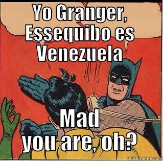 YO GRANGER, ESSEQUIBO ES VENEZUELA MAD YOU ARE, OH? Slappin Batman