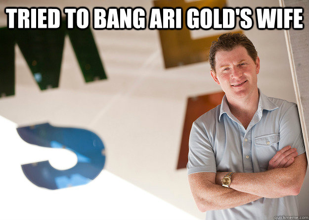 tried to bang Ari gold's wife   scumbag bobby flay
