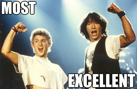 Most  EXCELLENT - Most  EXCELLENT  Bill and Ted