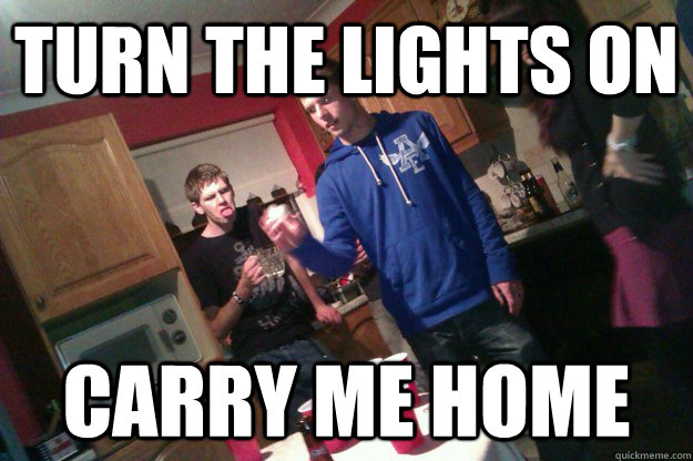 Turn the lights on Carry me home - Turn the lights on Carry me home  Blink 182 Dave