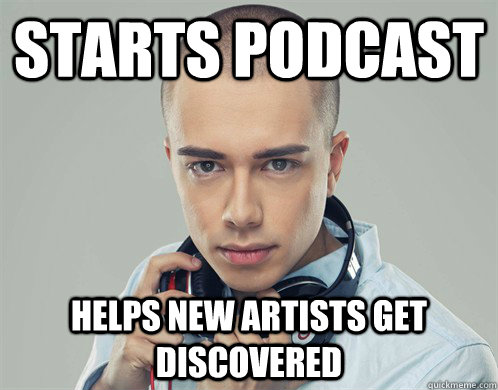 starts podcast helps new artists get discovered  