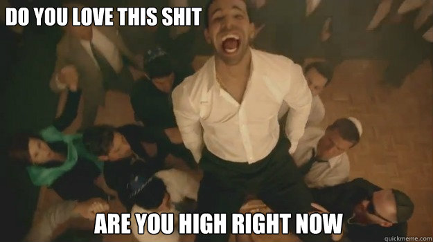 do you love this shit are you high right now - do you love this shit are you high right now  HYFR