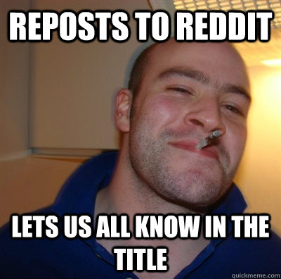 Reposts to reddit lets us all know in the title   GGG plays SC