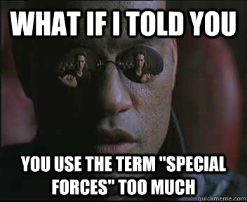 What if I told you You use the term 