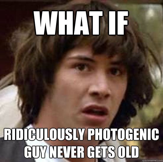 What if ridiculously photogenic guy never gets old   conspiracy keanu