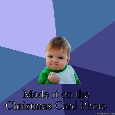 Tar Heel Shirt -  MADE IT ON THE CHRISTMAS CARD PHOTO Success Kid