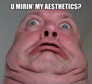 U Mirin' My Aesthetics?  - U Mirin' My Aesthetics?   Ugly Face Guy