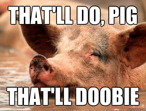 That'll do, Pig That'll doobie  Stoner Pig
