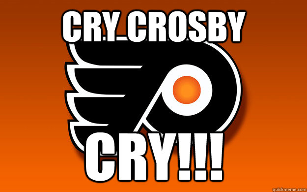 CRY CROSBY CRY!!!  