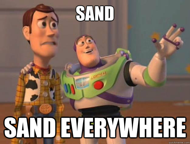Sand sand everywhere  Toy Story