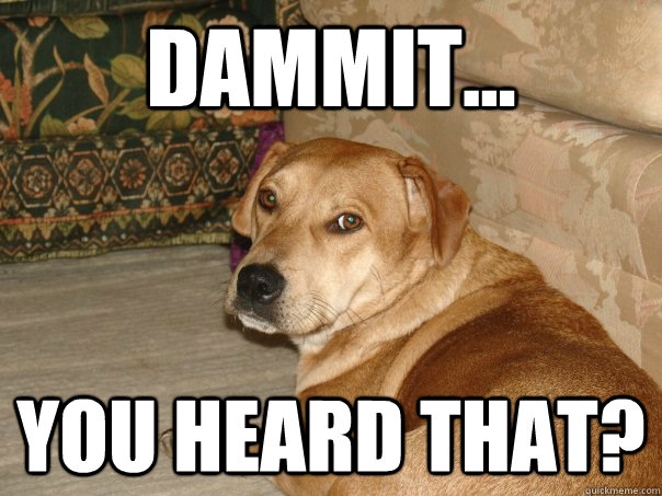 Dammit... You heard that?  Hamlet
