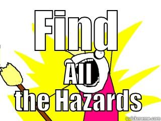 FIND ALL THE HAZARDS All The Things