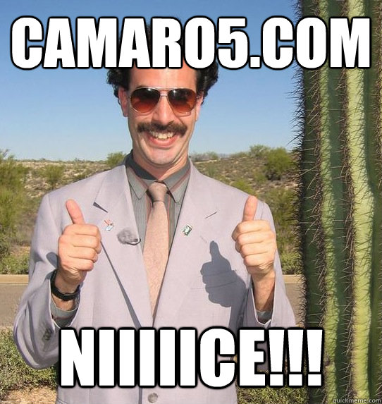 Camaro5.com Niiiiice!!!  Upvoting Kazakh