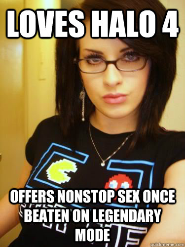 Loves Halo 4 Offers nonstop sex once beaten on legendary mode - Loves Halo 4 Offers nonstop sex once beaten on legendary mode  Cool Chick Carol