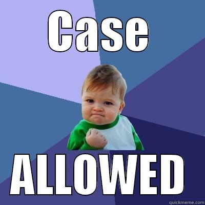 CASE ALLOWED Success Kid