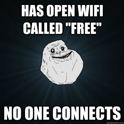 Has open wifi called 