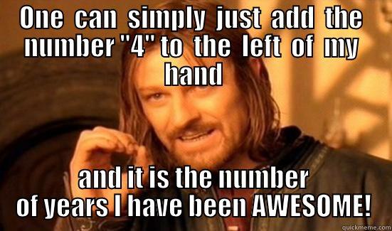 ONE  CAN  SIMPLY  JUST  ADD  THE  NUMBER 
