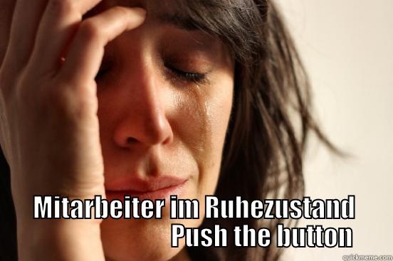  MITARBEITER IM RUHEZUSTAND                            PUSH THE BUTTON First World Problems