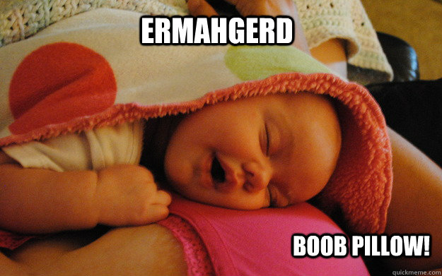 ERMAHGERD BOOB PILLOW!  Boob Pillow