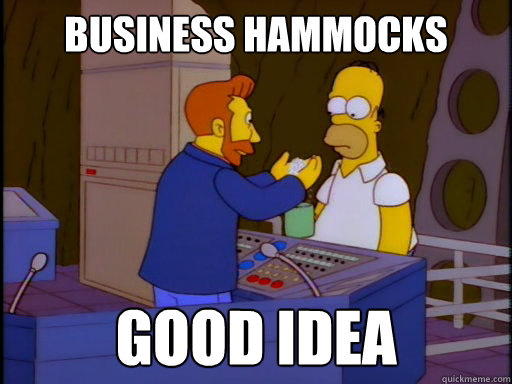 business hammocks good idea - business hammocks good idea  Good Guy Hank