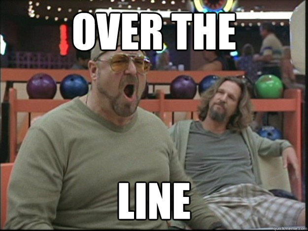 OVER THE LINE  Walter