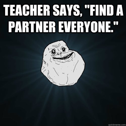 Teacher says, 