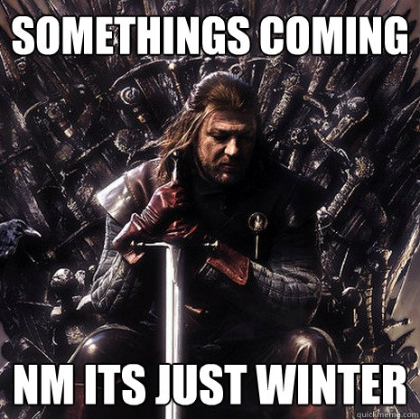 Somethings Coming nm its just winter  Ned Stark