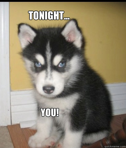 tonight... you!  