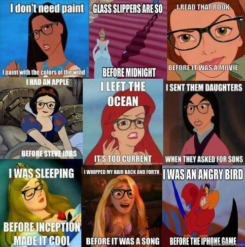 Hipster Disney Collage memes | quickmeme