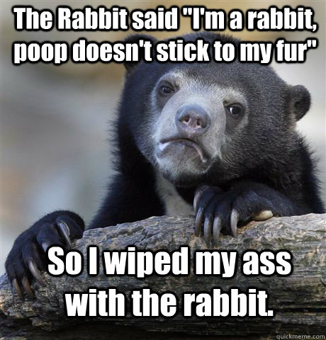 The Rabbit said 