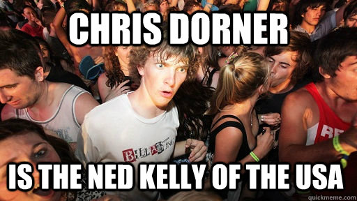 Chris Dorner is the ned kelly of the USA  Sudden Clarity Clarence
