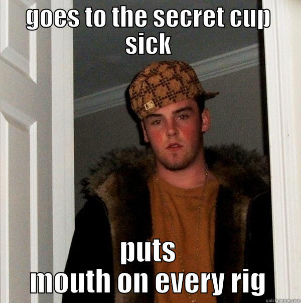 The Denver Secret Cup - GOES TO THE SECRET CUP SICK PUTS MOUTH ON EVERY RIG Scumbag Steve
