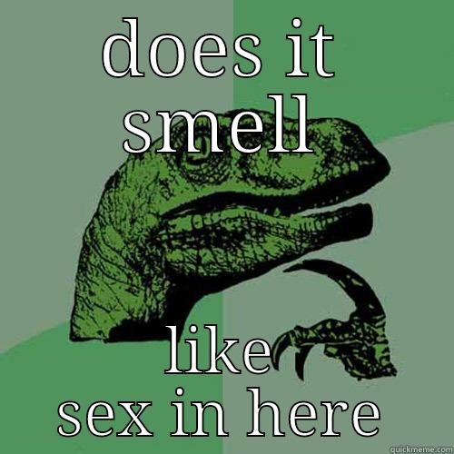 DOES IT SMELL LIKE SEX IN HERE Philosoraptor