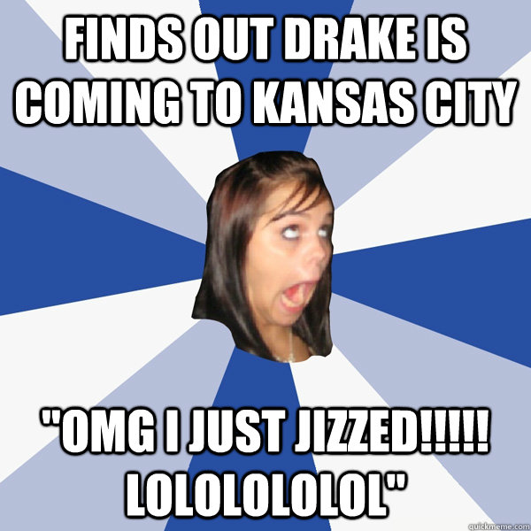 finds out drake is coming to kansas city 