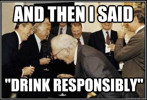 And then I said 
