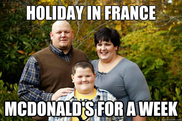 Holiday in France McDonald's for a week - Holiday in France McDonald's for a week  Happy American Family