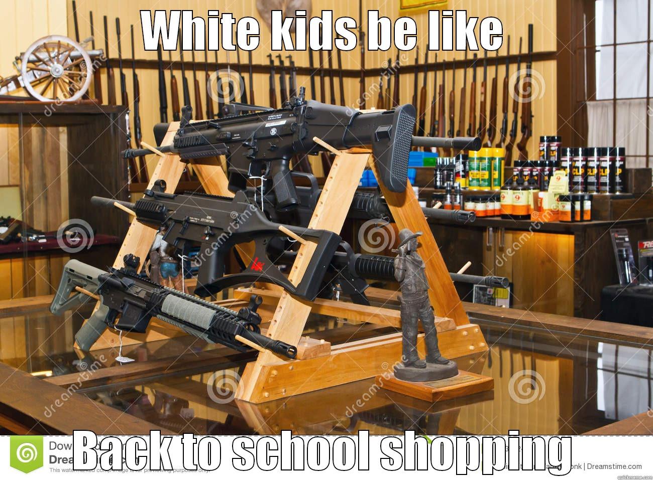 WHITE KIDS BE LIKE BACK TO SCHOOL SHOPPING Misc