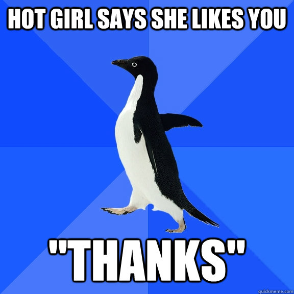 Hot girl says she likes you 