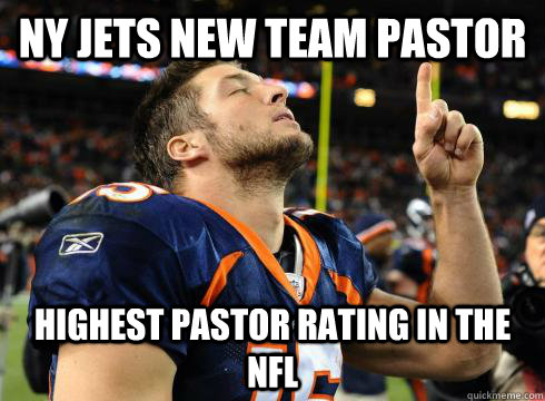 NY JETs new team pastor highest pastor rating in the NFL  