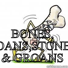  BONES, MOANS,STONES, & GROANS Misc