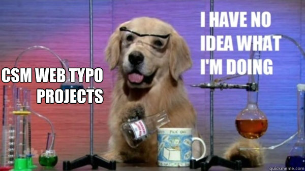 CSM WEB TYPO PROJECTS   science dog