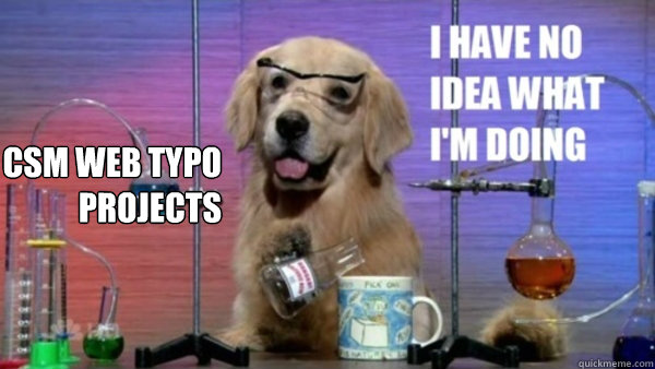CSM WEB TYPO PROJECTS   science dog